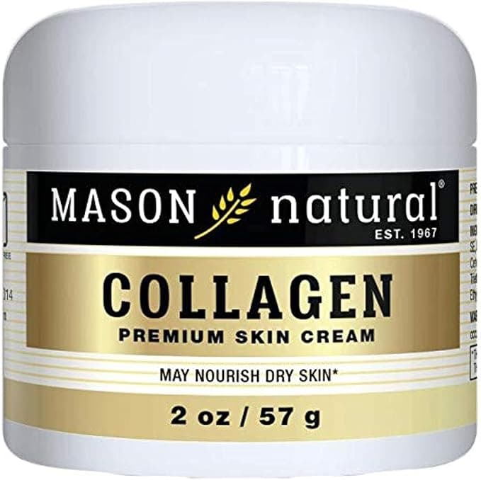 Mason Natural Collagen Beauty Cream, Pear Scent,(57g) Jar, 100% |Pure Collagen