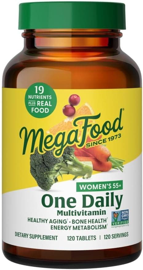 MegaFood Women's 55+ One Daily Multivitamin | 120 Tabs
