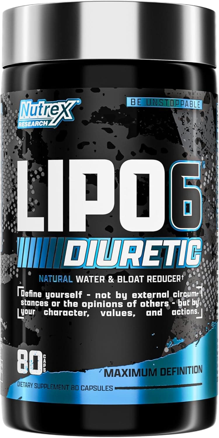 Nutrex Lipo-6 Natural Water Retention Pills | 80 Count