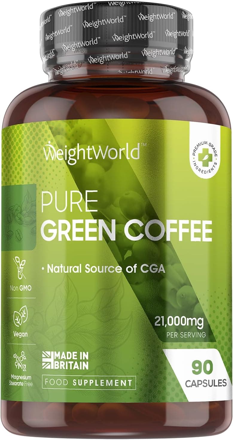 High Strength Green Coffee  21,000mg - 90 Powder Capsules
