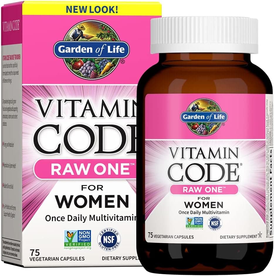 Garden of Life RAW One a Day Multivitamin for Women | 75 Caps