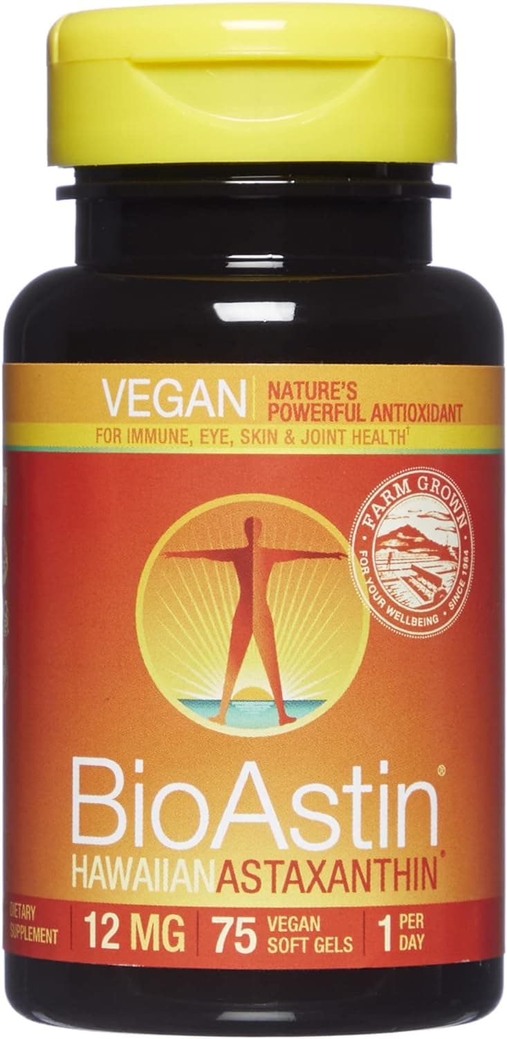 Nutrex BioAstin Hawaiian Astaxanthin 12 MG 75 Soft Gels