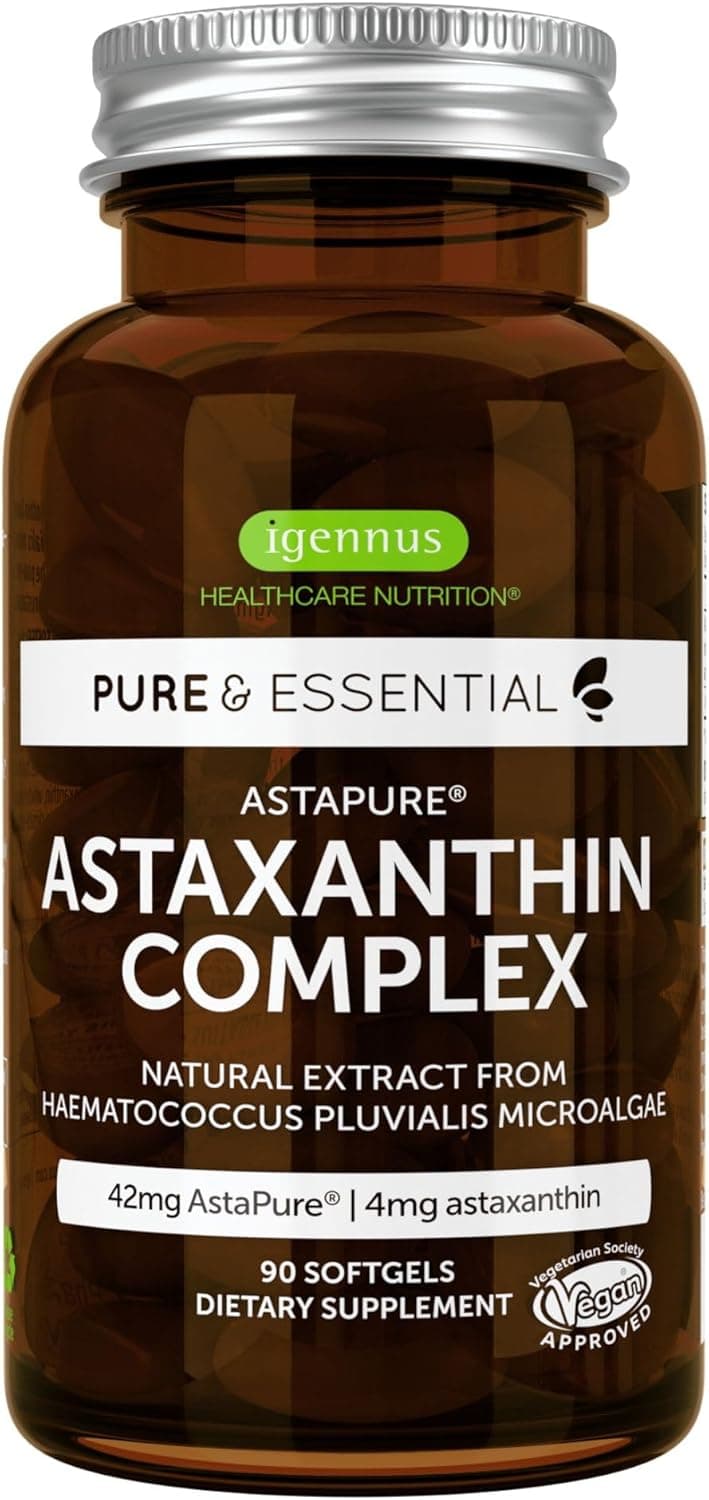 Pure & Essential Astaxanthin Complex 4 mg 90 Vegan Capsules