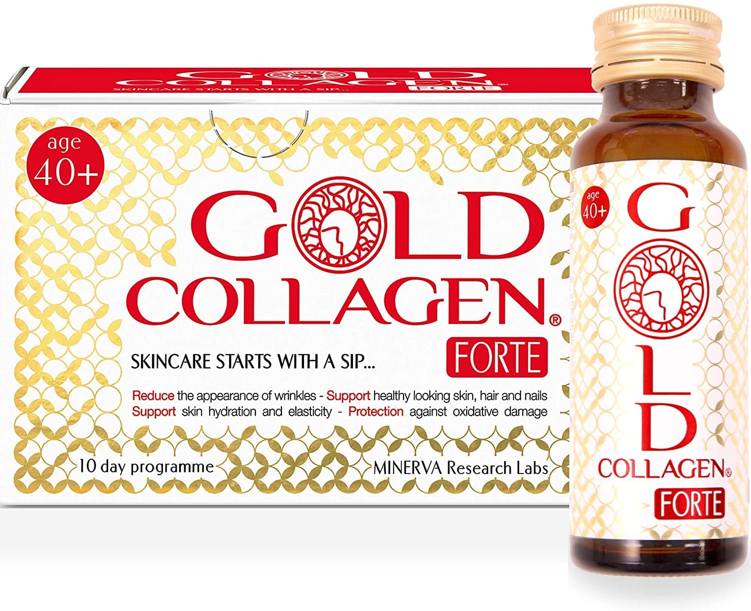 Gold Collagen Forte Premium Liquid Collagen Supplement - 500 ml