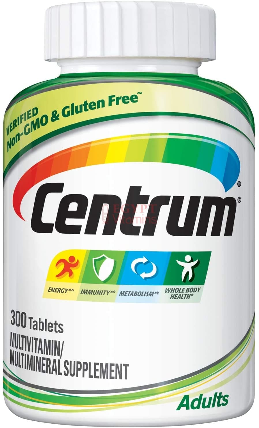 Centrum Multivitamins / Multiminerals for adults Unisex - 300 Tabletsسنتروم فيتامينات و معادن متعددة للبالغين من الجنسين ، 300 حباية