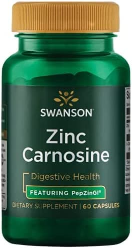 Swanson Zinc Carnosine PipzinGl 60 Capsules