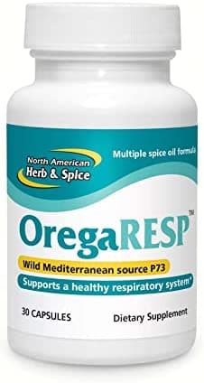 North American Herb & Spice OregaResp - 30 Veggie Capsules - Immune & Respiratory Health - Cumin, Sage, Oregano Oil - Safe for Children & Pets, Non-GMO - 30 Total Servings