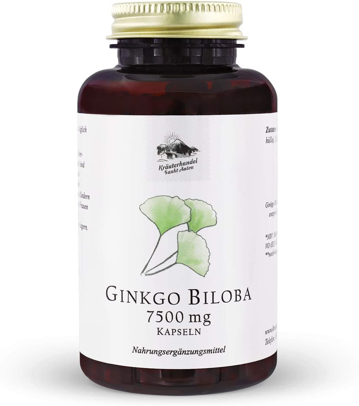 Saint Anton Ginkgo Biloba 7500 Supra | 360 Capsules