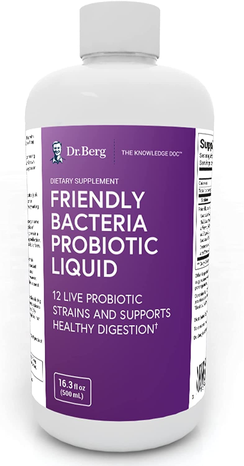 Dr Berg's Friendly Probiotic Liquid Supplement Drink Mix 500 ml