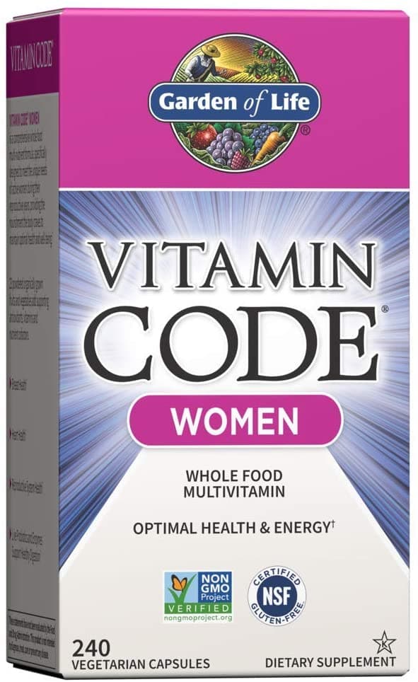 Garden of Life Vitamin Code Women – Whole Food 240 Capsules