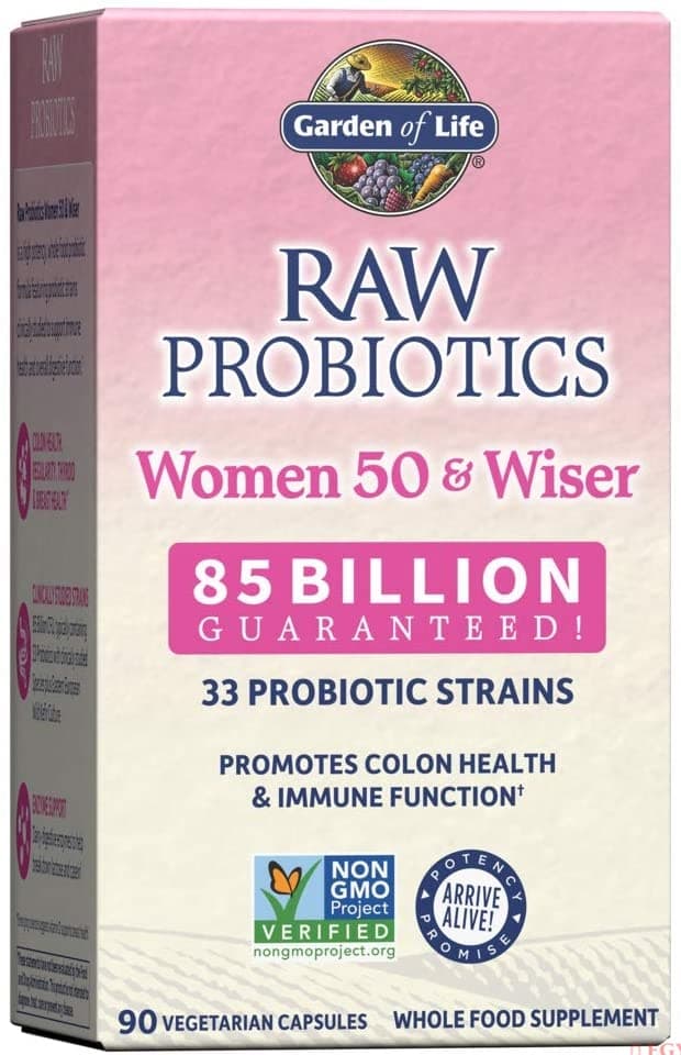Garden of Life - RAW Probiotics Women 50 & Wiser 85 BILLION | 90 Capsules