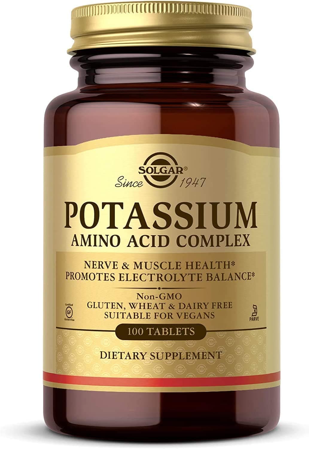 Solgar Potassium Amino Acid Complex – 100 Tablets