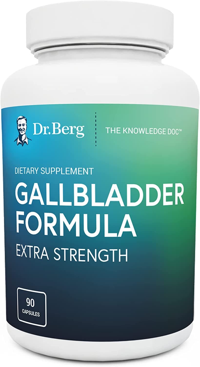 Dr. Berg Gallbladder Formula Extra Strength | Bile Salts & Enzymes - 90 Capsules