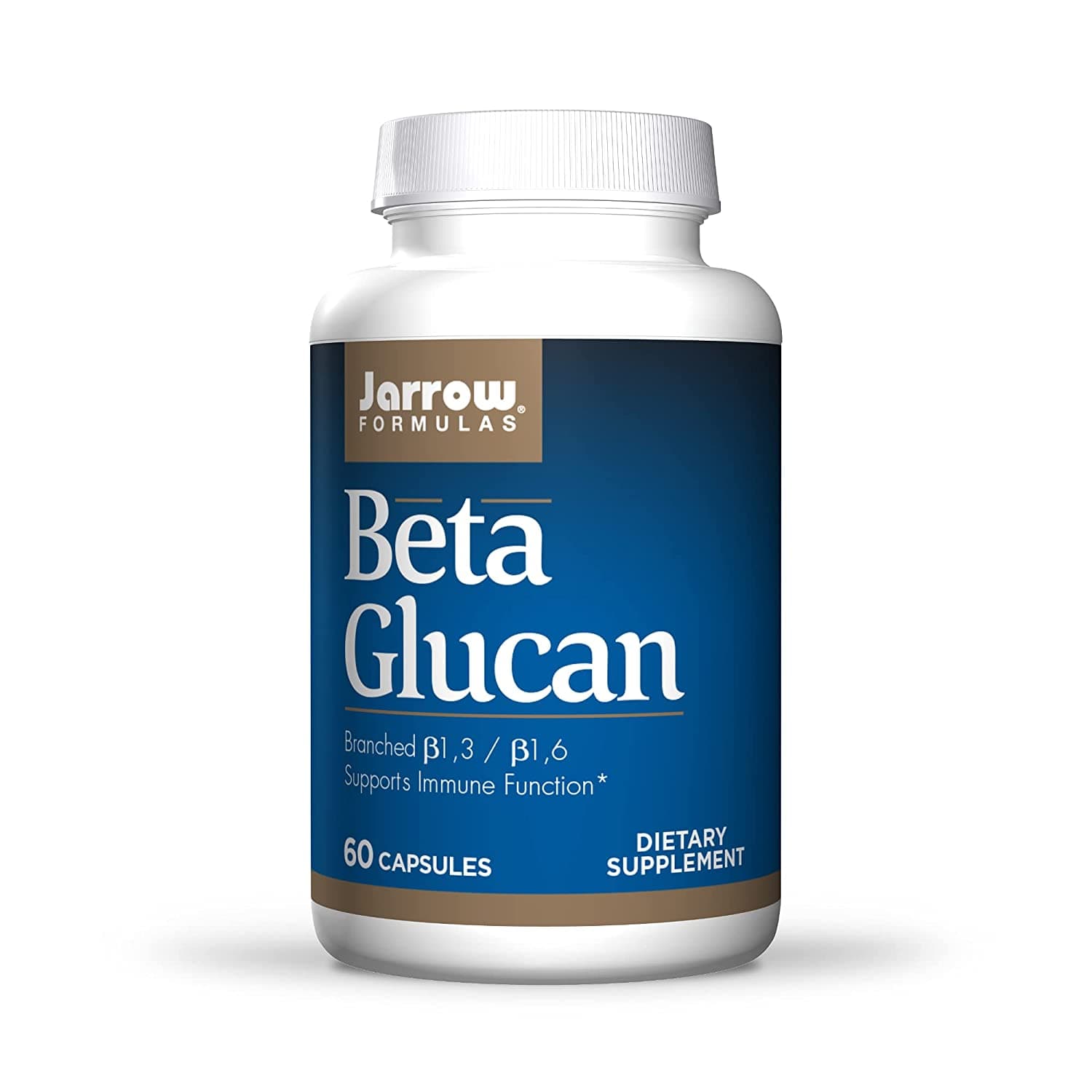 Jarrow Formulas Beta Glucan 250 mg - 60 Capsules - Immune Function Support - High-Purity Extract - Patented Preparation - 60 Servings جارو - بيتا جلوكان تركيز 250 مجم 60 كبسولة