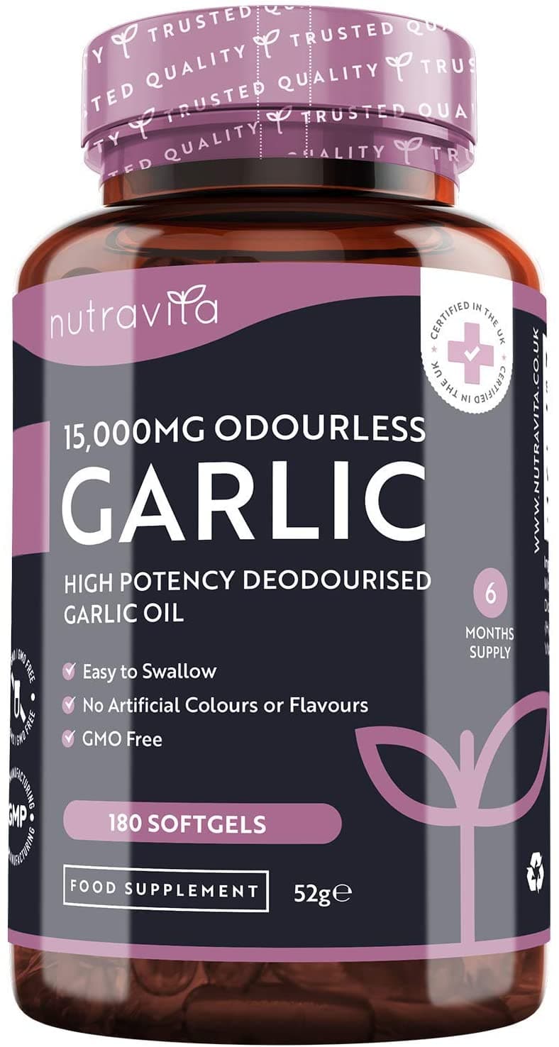 Nutravita, Odourless Garlic 15000mg,180 Capsules