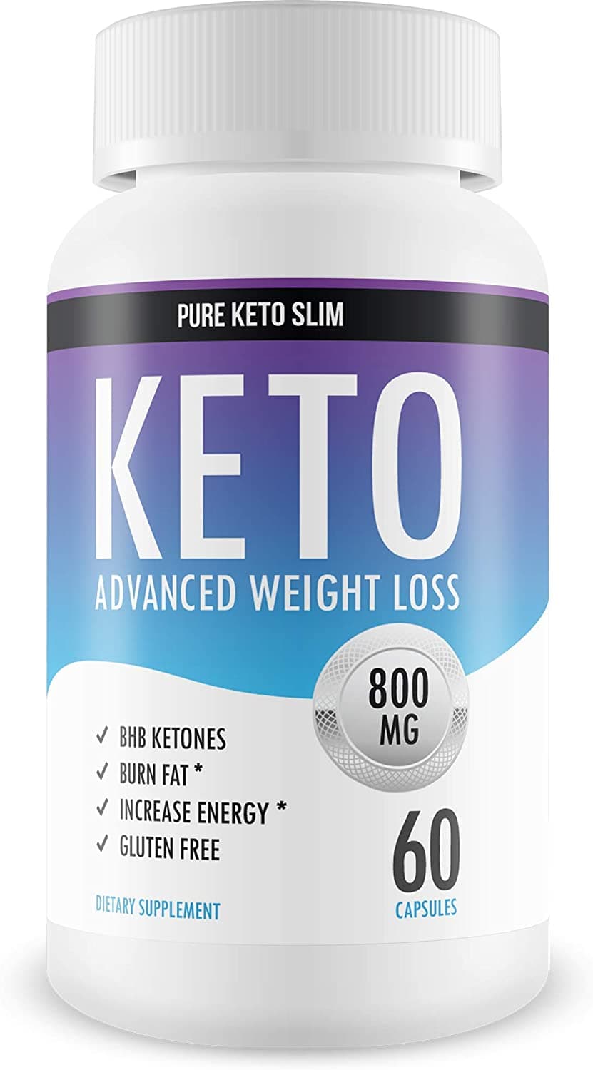 Pure Keto Slim Keto Diet Pills - 60 Capsules for Fat Burning