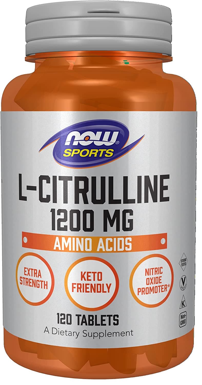 NOW Sports Nutrition, L-Citrulline, Extra Strength 1,200 mg, Amino Acid, 120 Tablets ناو سبورتس نيوتريشن، L-سترولين، قوة فائقة 1200 مجم، حمض أميني، 120 قرص