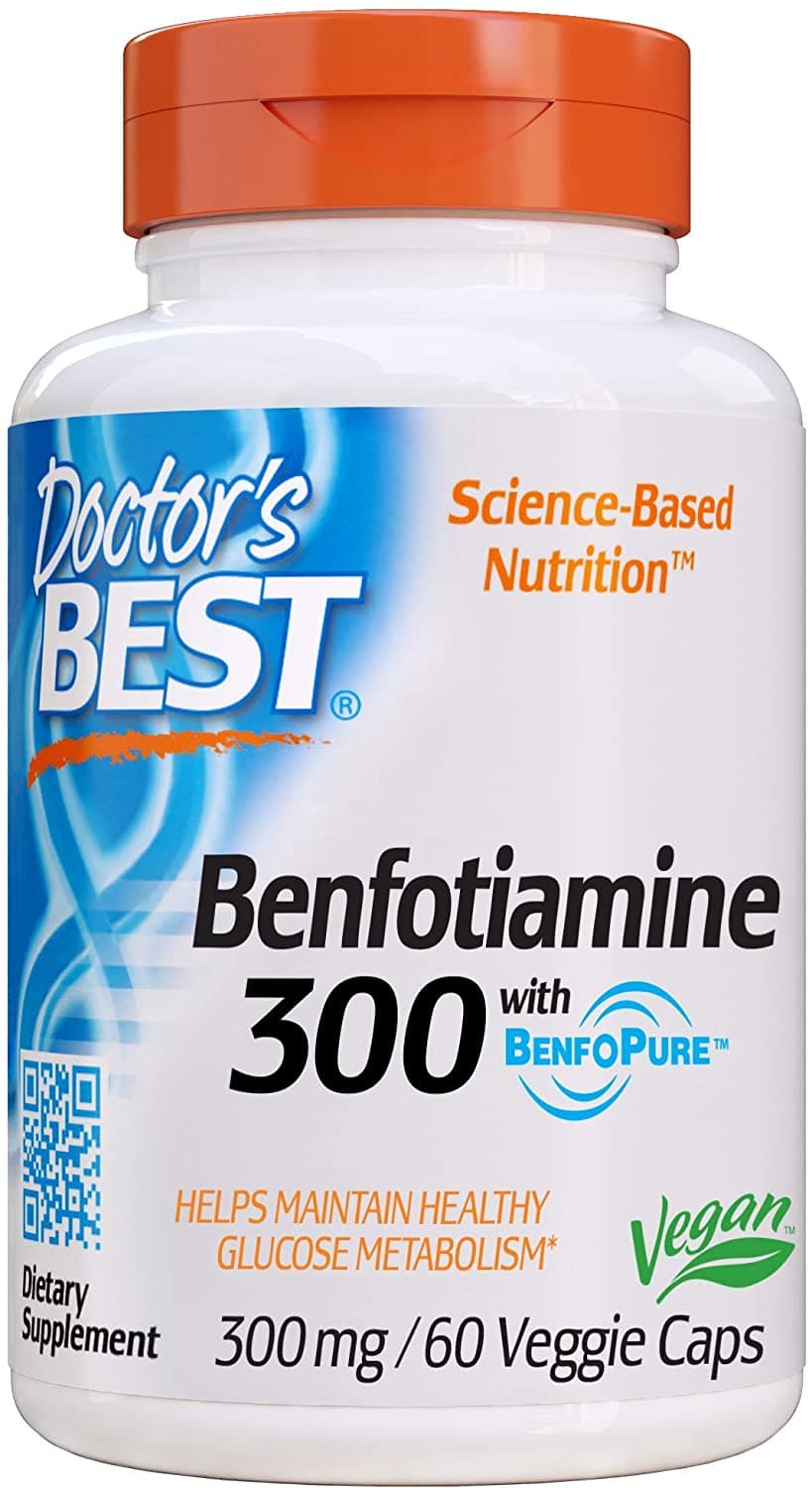 Doctor's Best BenFotiamine with BenfoPure 300 mg, 60 Capsules