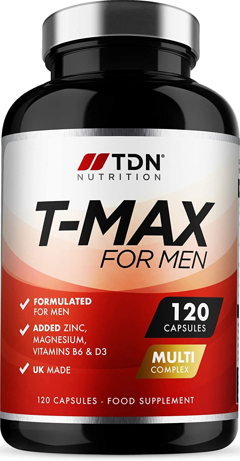 T-MAX for Men Normal Testosterone Levels 120 Capsules