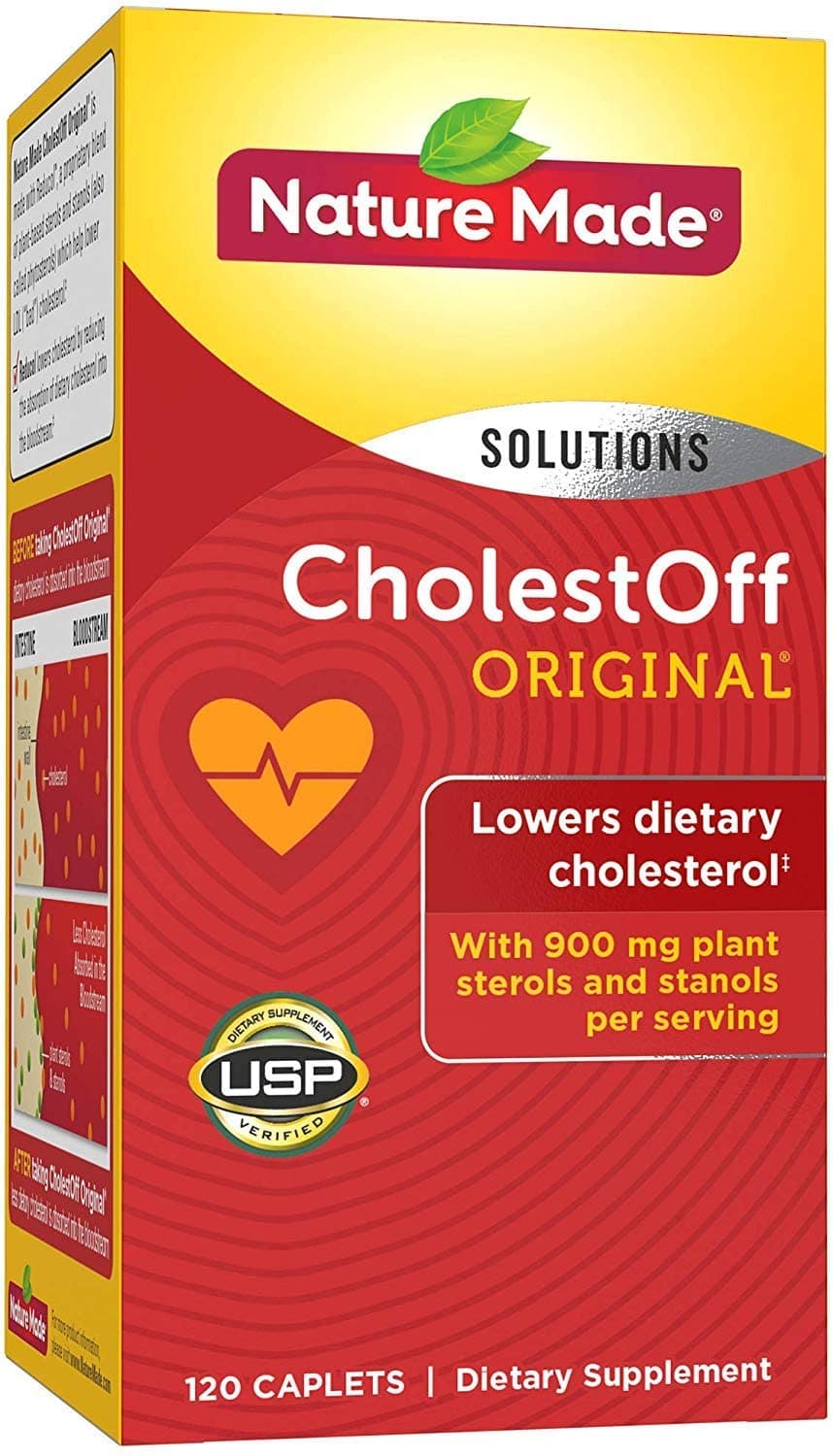 Nature Made CholestOff Original | Lower LDL Cholesterol | 120 Count