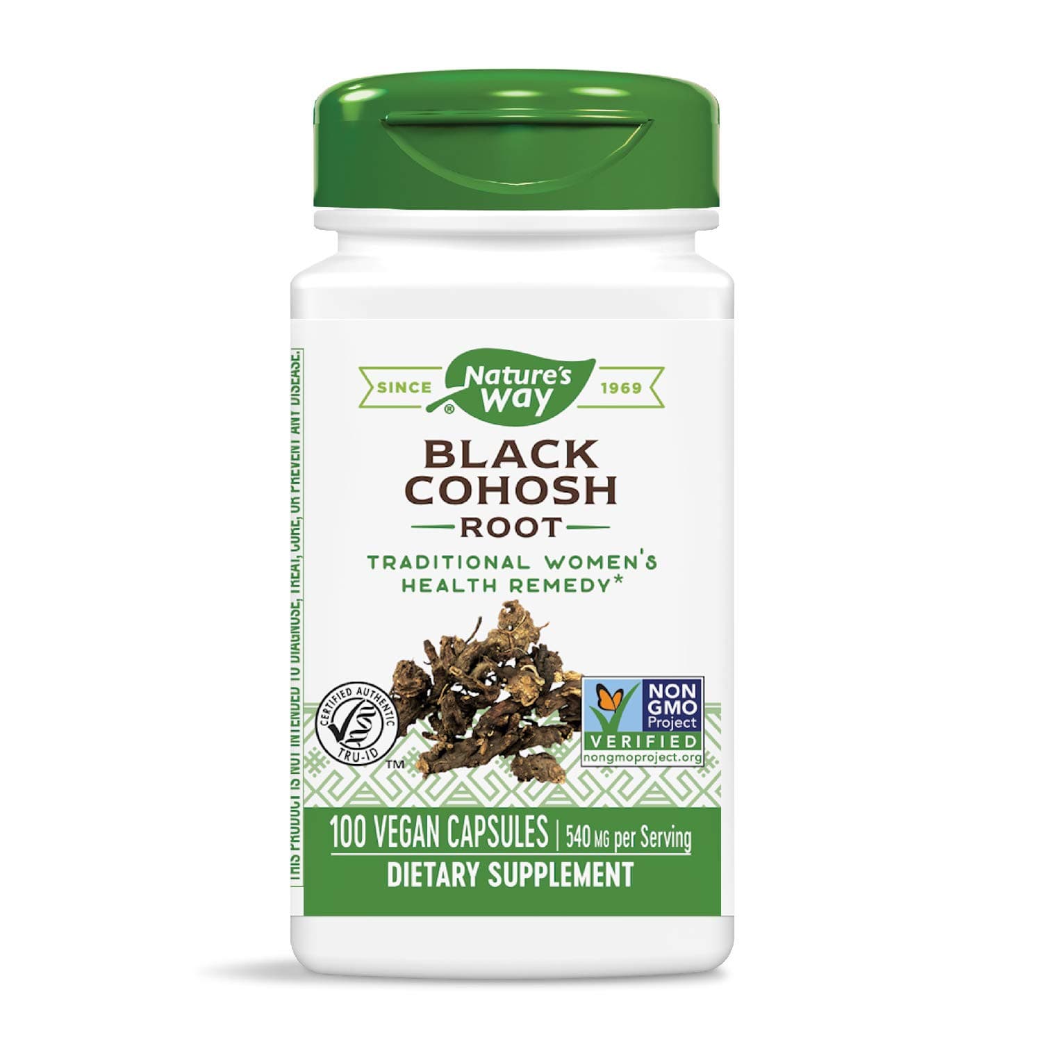Nature's Way Black Cohosh Root 540 mg - 100 Veg Capsules