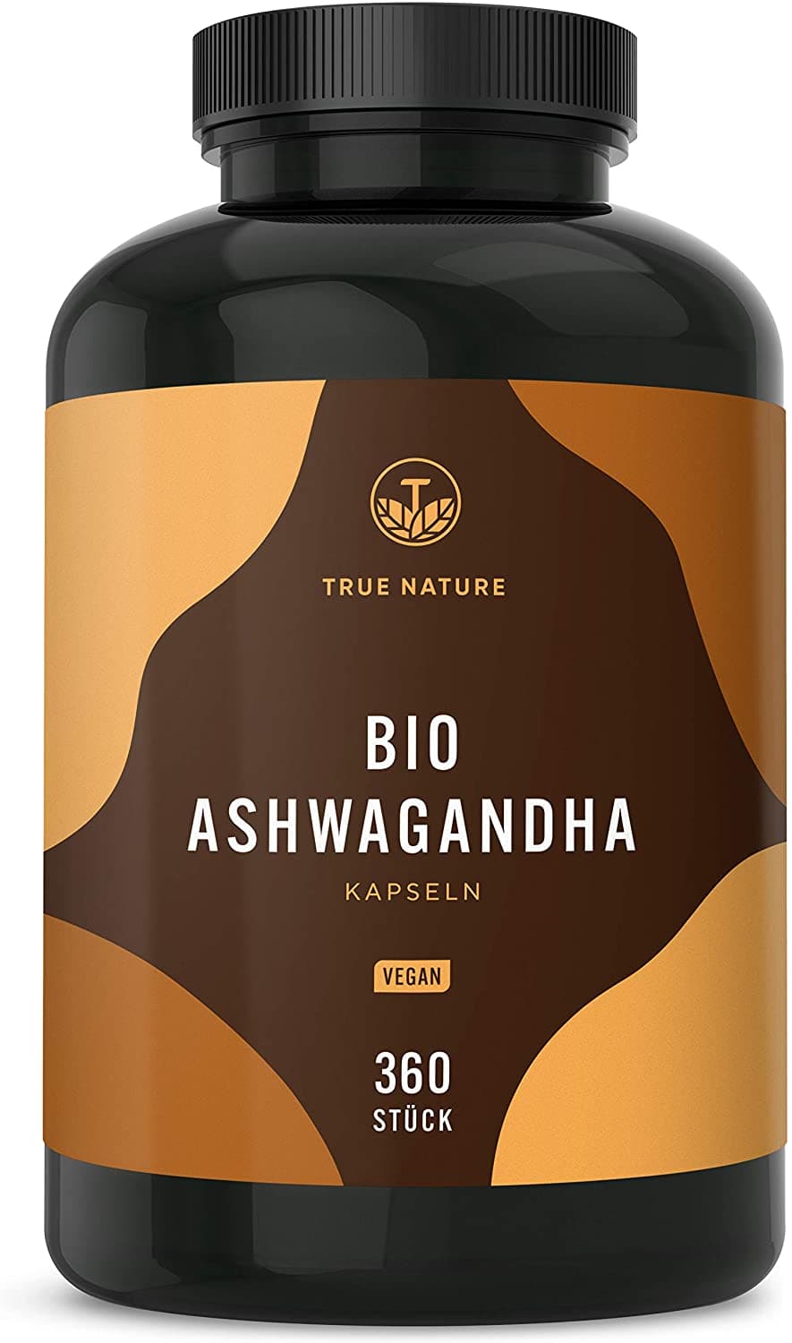 TRUE NATURE Organic Ashwagandha | 360 Capsules