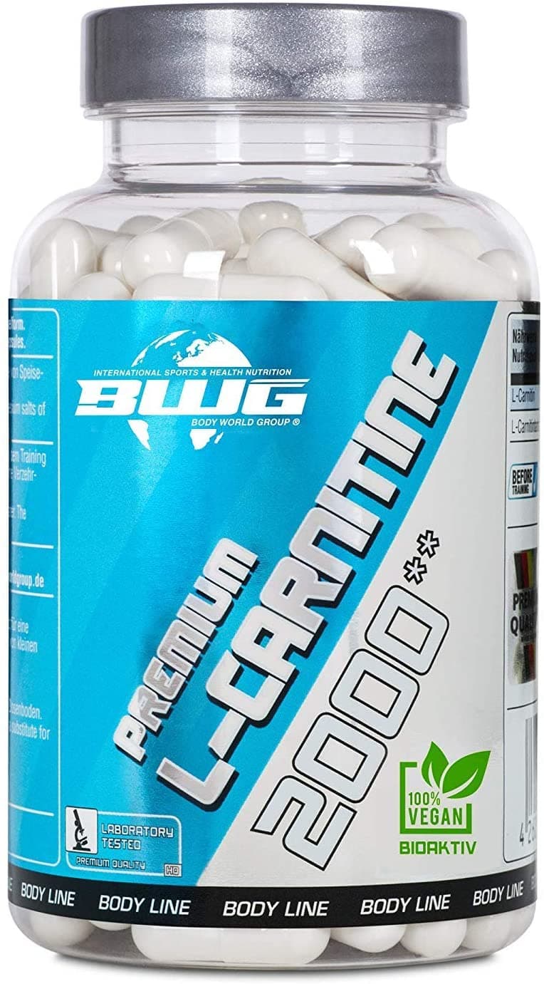 BWG Premium L-Carnitine 2000–3000 mg – 100 Capsules