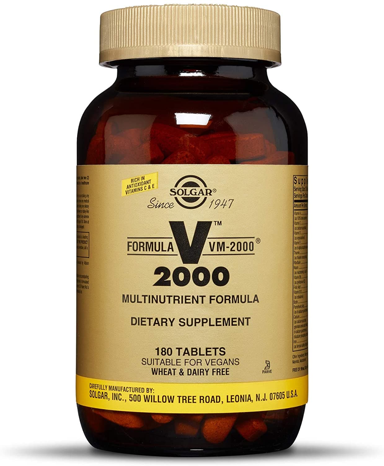 Solgar Formula VM-2000 |180 Tablets