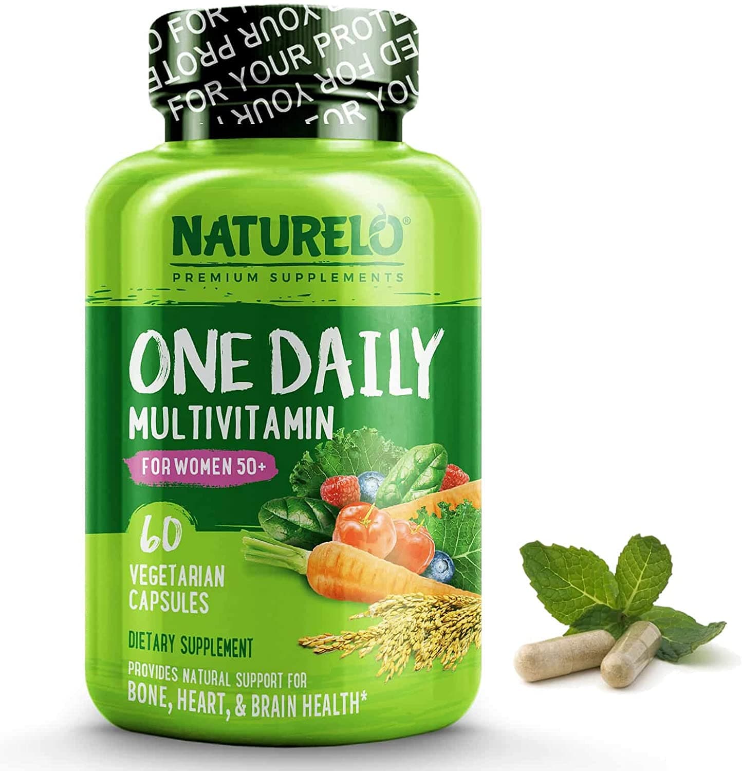NATURELO Multivitamin for Women 50+ | 60 capsules