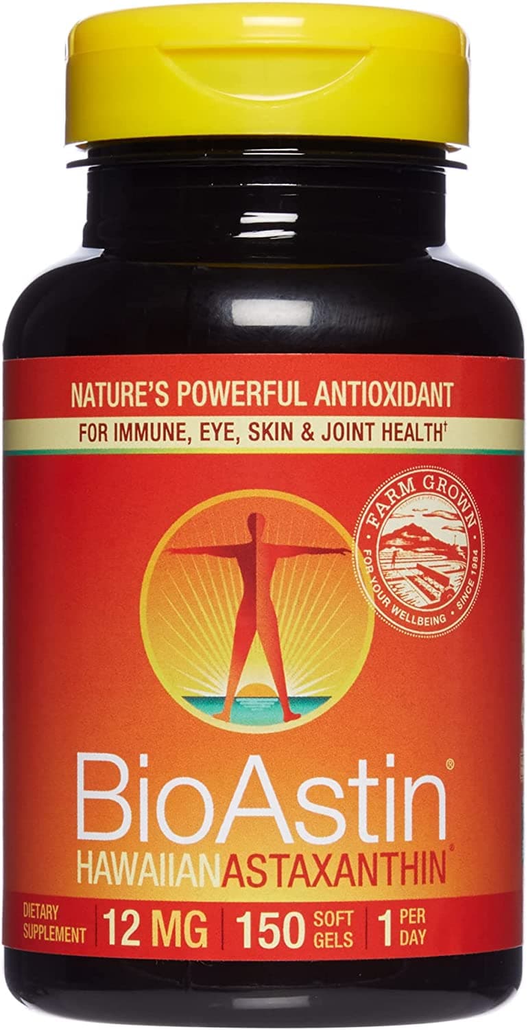 Nutrex Hawaii, BioAstin Hawaiian Astaxanthin 12 mg, Boosts Immunity and Supports Eye, Skin and Joint Health, 150 Countبيواستين استازانثين 12 مجم لدعم صحة الجهاز المناعى والعين والمفاصل والقلب، 150 سوفت جيل