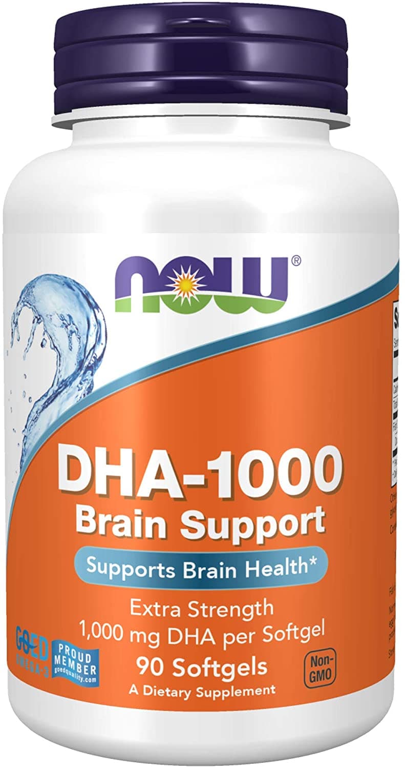 Now Supplements DHA 1000 mg Brain Support, 90  softgelsناو ، د ھ أ من زيت السمك 1000 مجم ، لصحة المخ ، 90 سوفت جيل