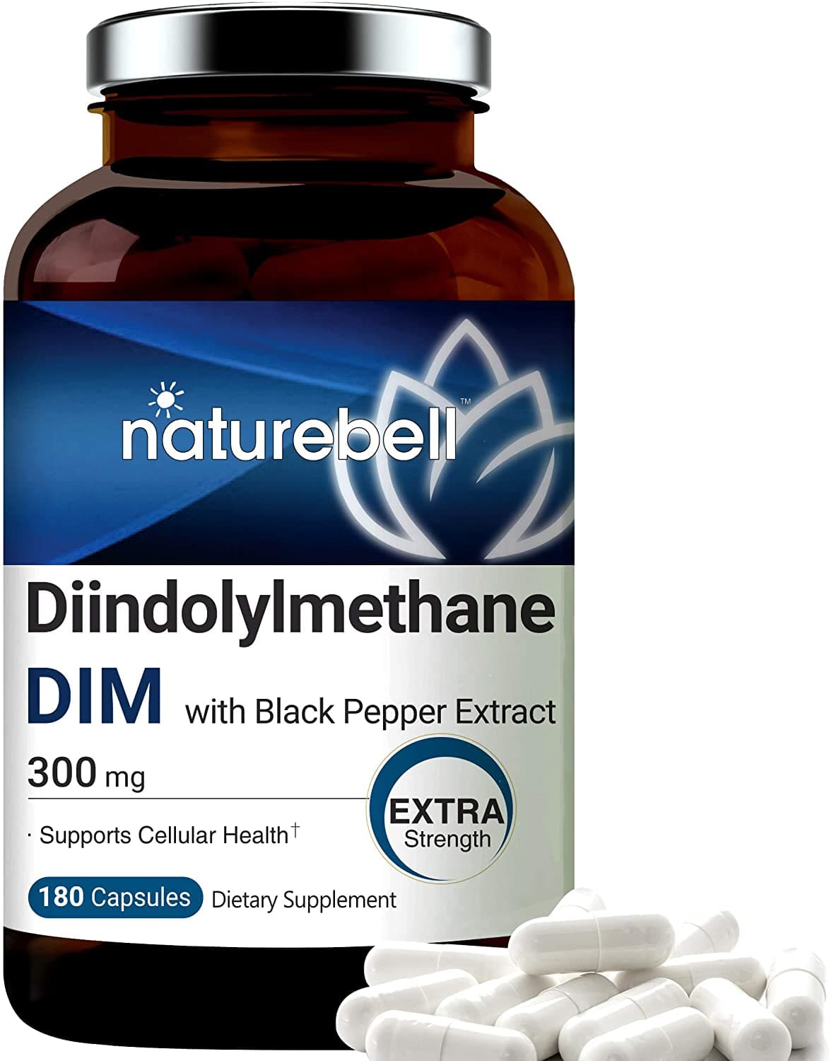 Naturebell DIM Plus 300mg – 180 Capsules