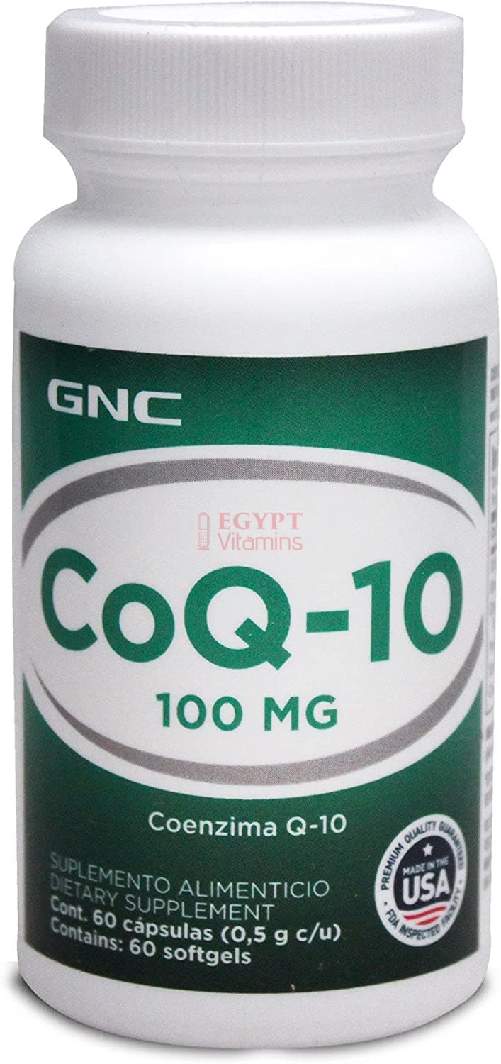 GNC CoQ-10 100mg, Preventive Nutrition, 60 Softgels كيو 10، 100 مجم ، 60 سوفت جيل، لصحة القلب والمخ