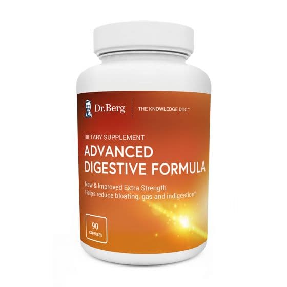 Dr Berg's Advanced Digest Formula,90 Capsules<br/>تركيبة الهضم المتقدمة، 90 كبسولة، لصحة الهضم والجهاز الهضمى، وتقليل عسر الهضم والغازات والإنتفاخ