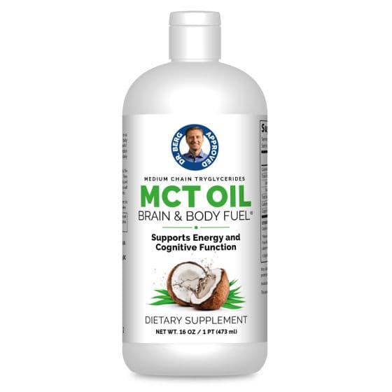 Dr Berg's MCT Oil 16 OZزيت MCT من دكتور بيرج - زجاجة نصف لتر