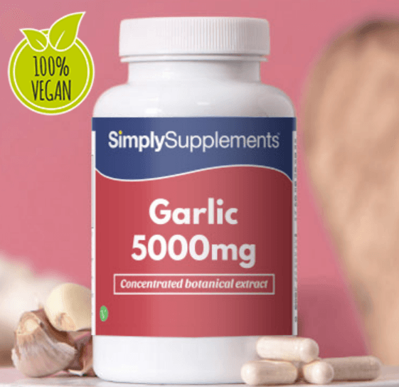 Simply Supplements - Garlic Capsules 5000mg | 180 Capsules