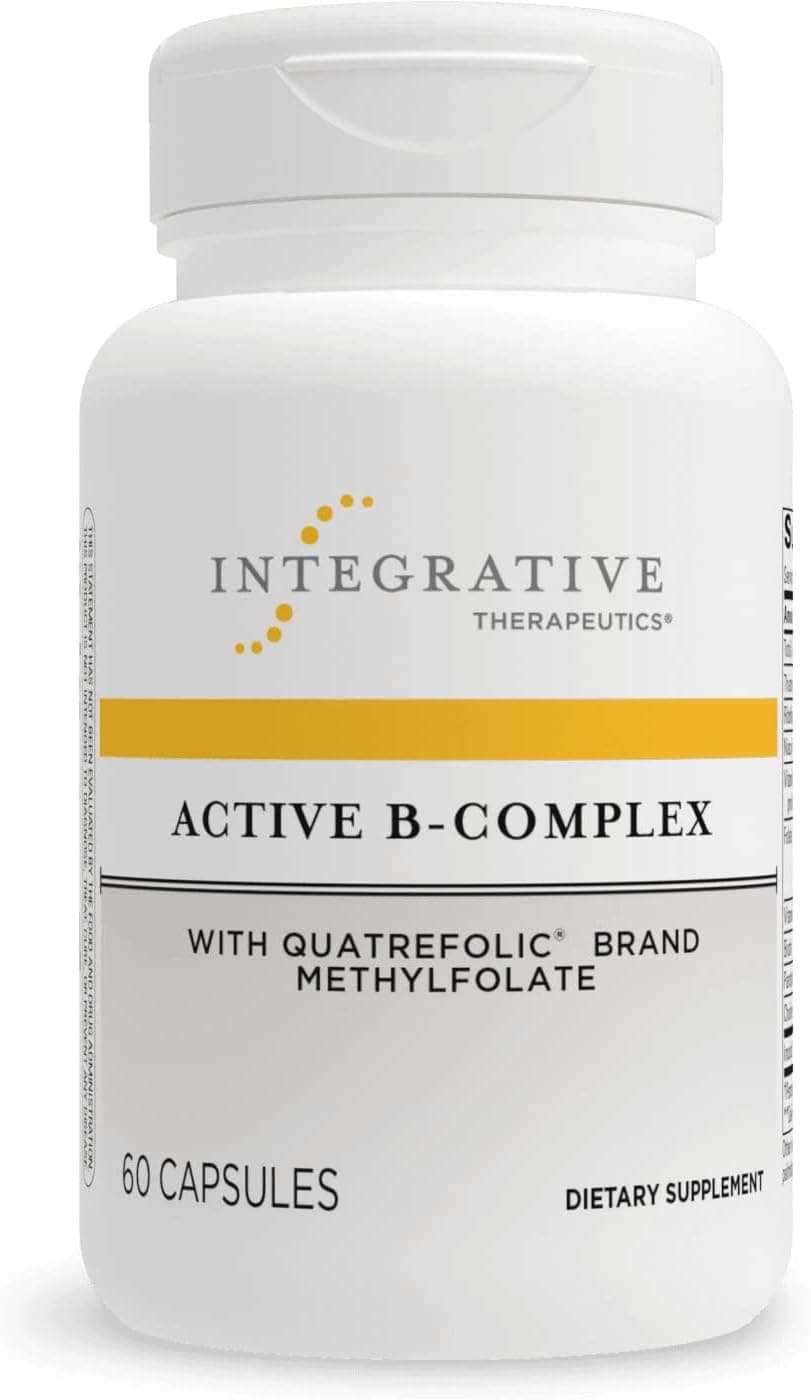 Integrative Therapeutics | Active B-Complex with Methylated B12 & Folate | 60 capsules