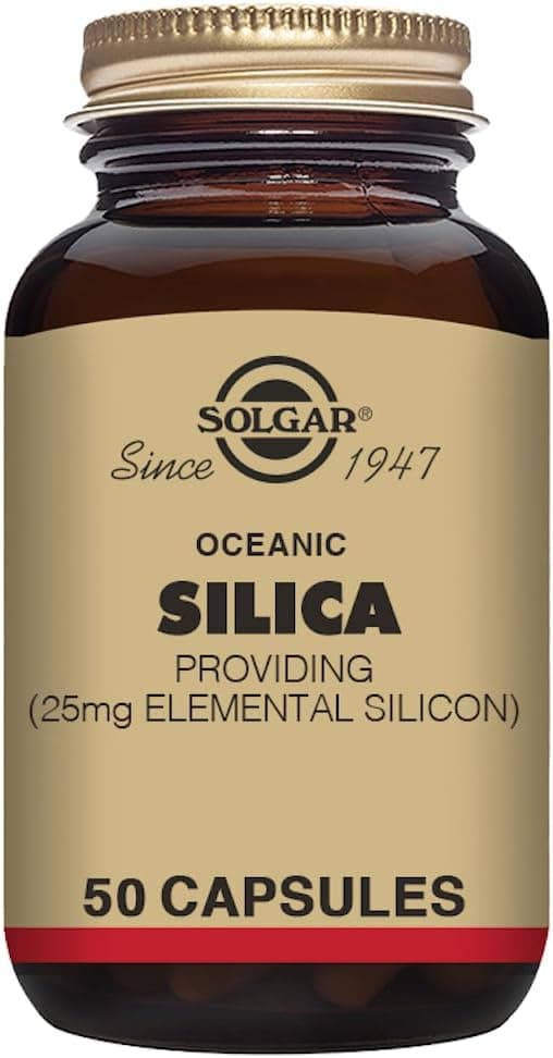 Solgar Oceanic Silica from Red Algae 25 mg 50 Capsules