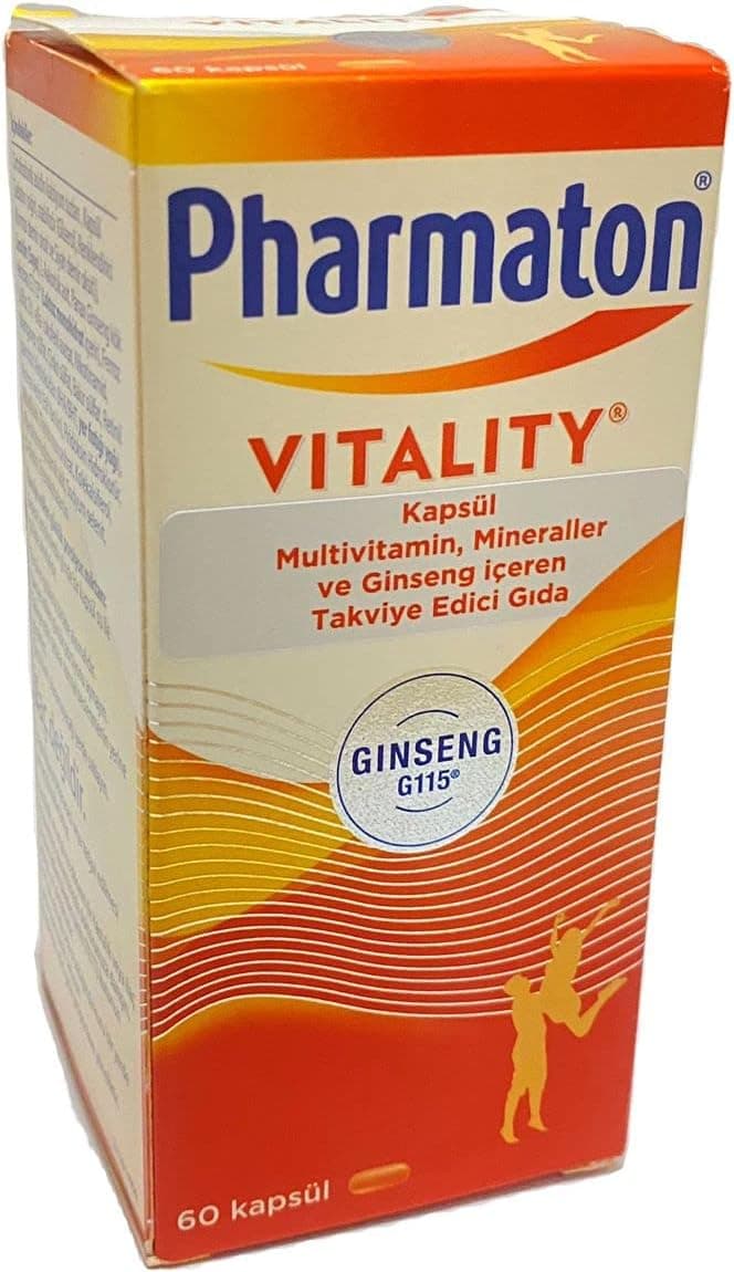 Pharmaton Vitality Capsules Ginseng | 60 Capsules
