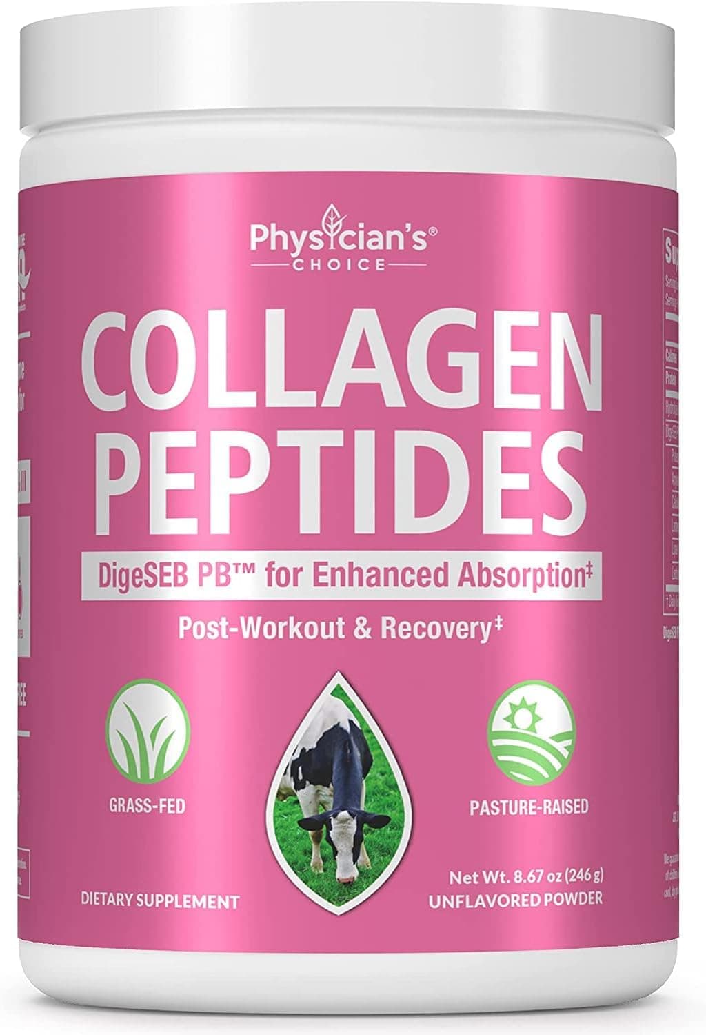 Physician's CHOICE | Collagen Peptides Powder | Grass-Fed (246g)