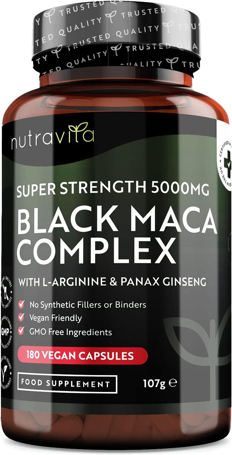 Nutravita Maca Root 5000mg – 180 Vegan Capsules