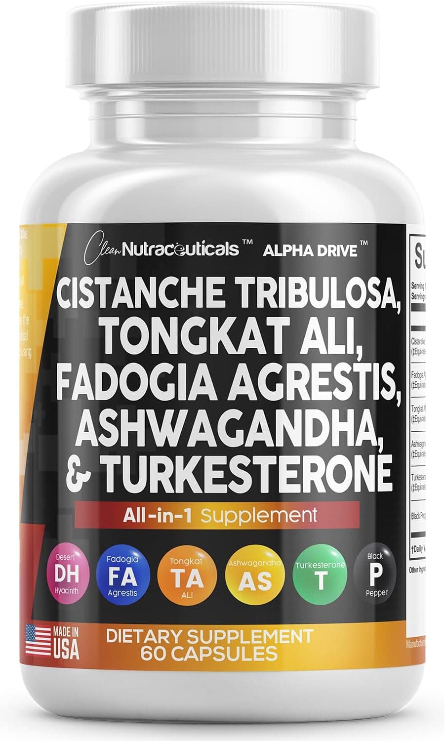 Clean Nutra Turkesterone Complex for Men 60 Capsules