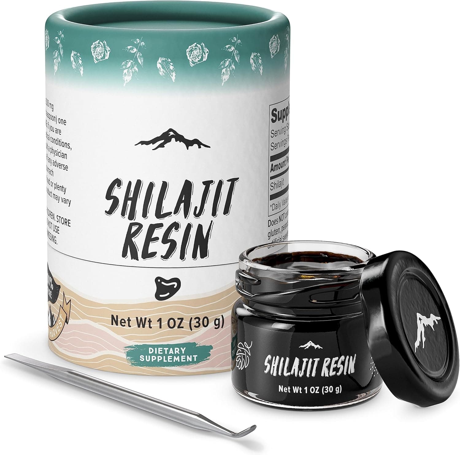 Pure Shilajit Resin with Spoon, 30gm