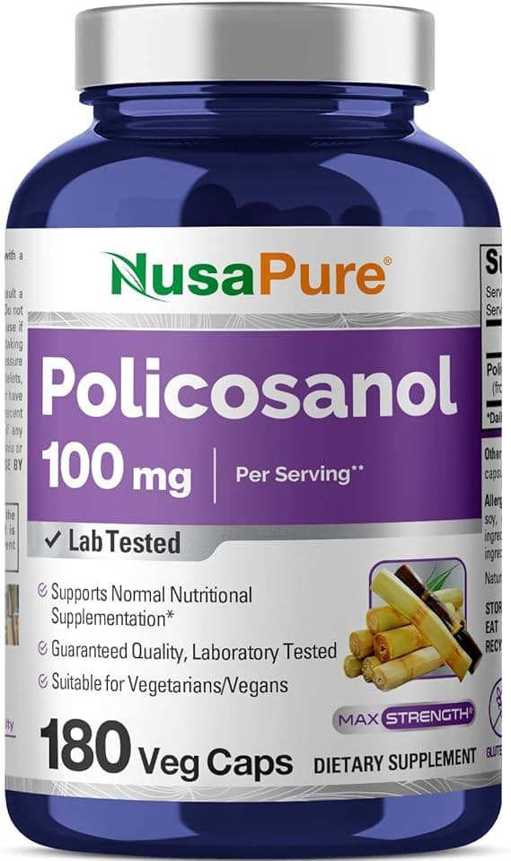NusaPure Policosanol 100mg 180 Capsules