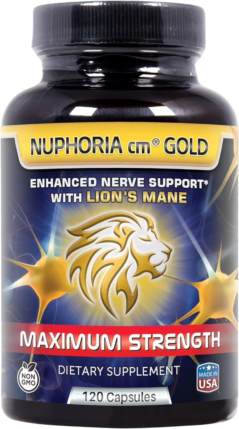 Nuphoria cm® Gold - Nerve Support Formula | 120 Capsules