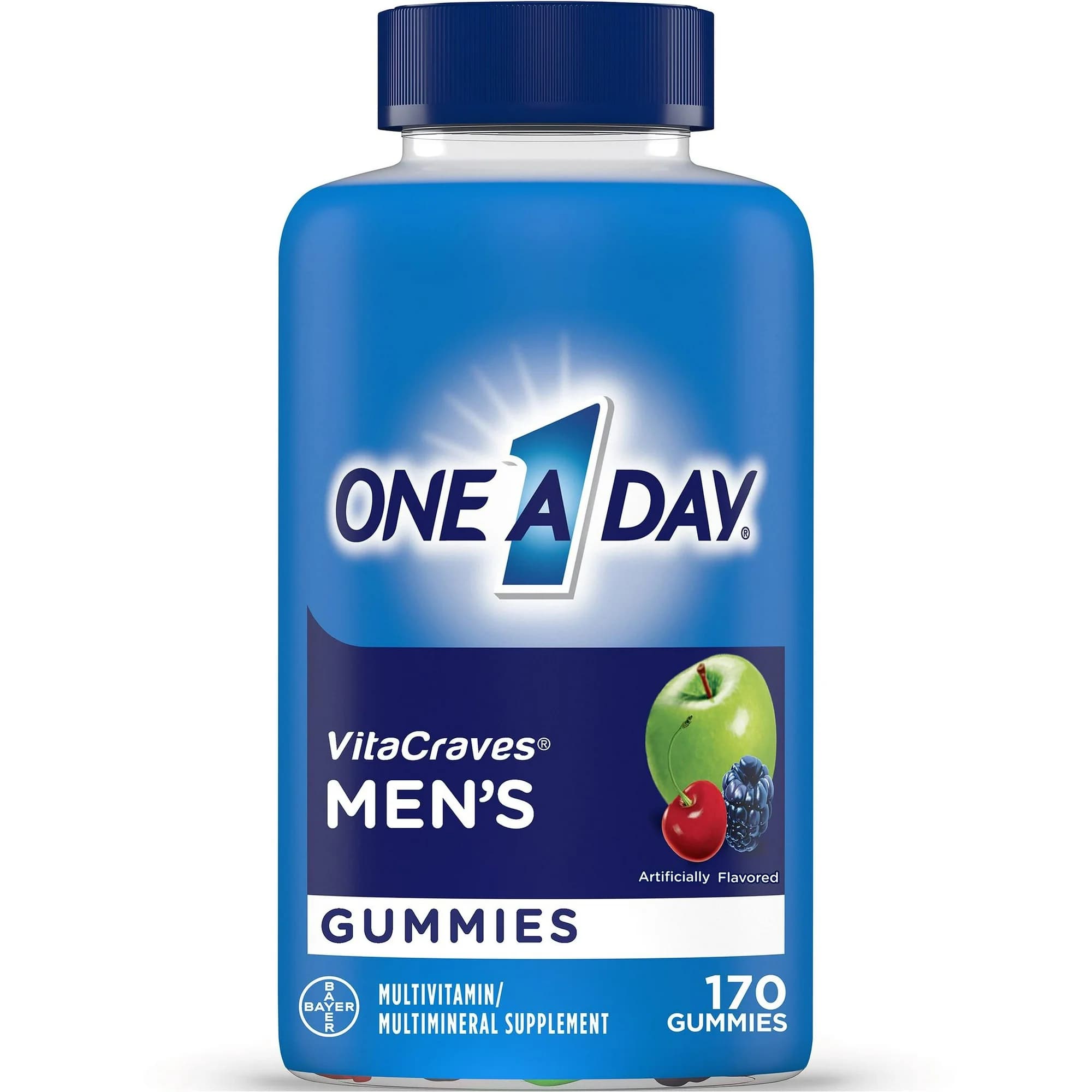 One A Day Men's Gummy Multivitamin Men, 170 Gummies