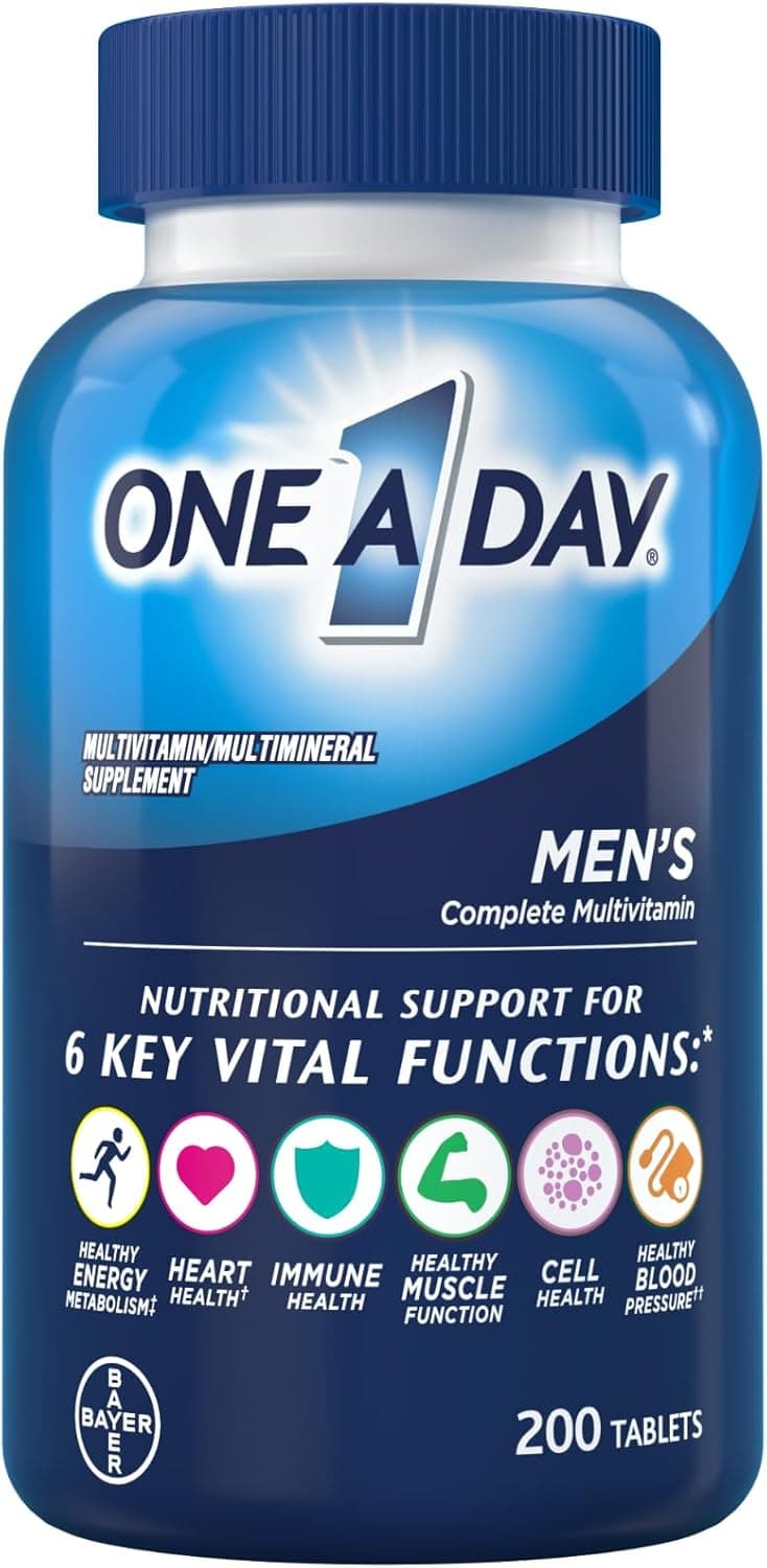 One A Day Men’s Multivitamin, 200 Tablets