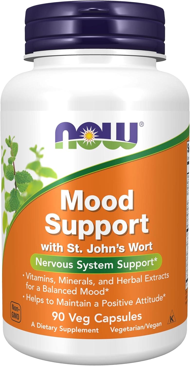 NOW Mood Support with St. John's Wort, 90 Capsules