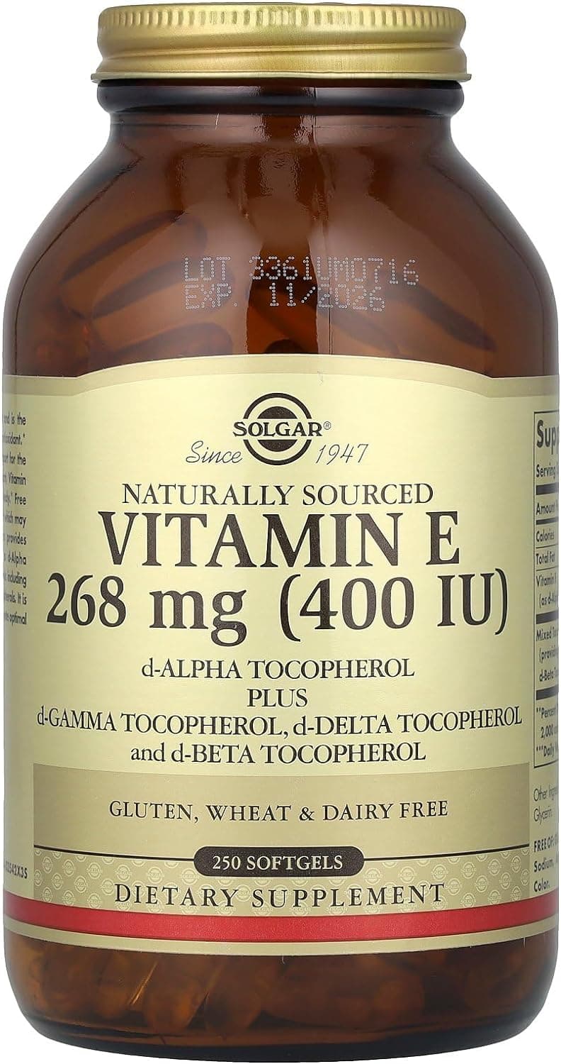 Solgar Vitamin E 268mg (400 IU) | 250 Softgels