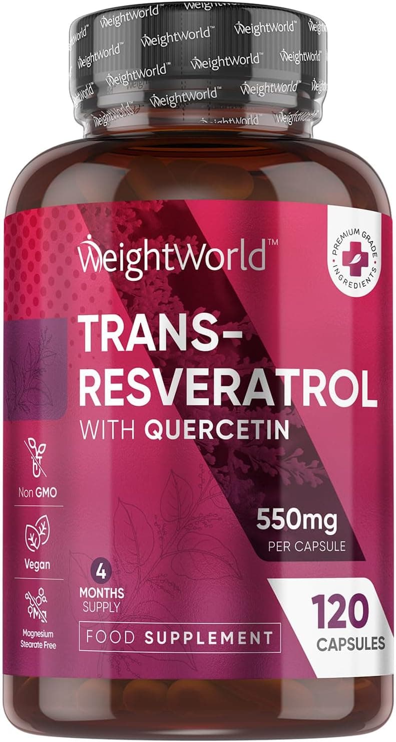 WeightWorld, Trans-Resveratrol+Quercetin, 120 Capsules